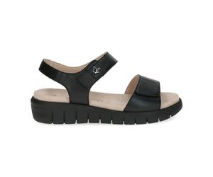 Caprice - Sandali Aperti Casual Neri Piatti - - Shoes - Donna - Nero - 41 EU