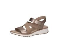 CAPRICE Damen 9-28704-44, Sandali Bassi Donna, Taupe Metallic, 38 EU