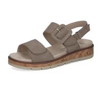CAPRICE Damen 9-28714-44, Sandali Donna, Tortora Scamosciato, 37 EU