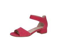CAPRICE Sandali con tacco da donna in pelle con cinturino, Rosa (Pink Suede), 40 EU