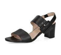 CAPRICE Sandali con Tacco da Donna in Pelle con Plantare, Nero (Black Nappa), 37 EU