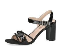 CAPRICE Sandali da donna con tacco eleganti da cerimonia, Nero (Black Comb), 40 EU