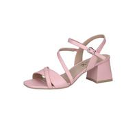 CAPRICE Sandali da donna con tacco in pelle da cerimonia, Rosa (Rose Perlato), 41 EU