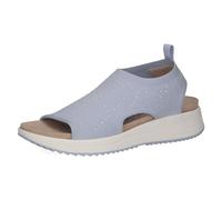 CAPRICE Sandali piatti da donna 9-28706-42 LT.Blue Knit, taglia 39 EU, Lt Blue Knit, 39 EU