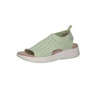 CAPRICE Sandalo da donna 9-28706-42, larghezza G, camoscio verde, 41 EU