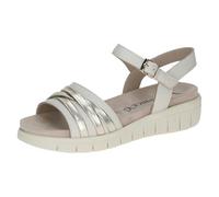 CAPRICE sandalo da donna basso, Bianco (OFFWHITE COMB), 39 EU