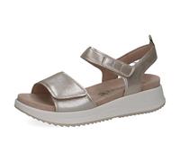 CAPRICE sandalo da donna basso, Marrone (TAUPE METALLIC), 37 EU
