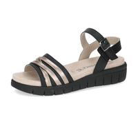 CAPRICE sandalo da donna basso, Nero (BLACK COMB), 39 EU
