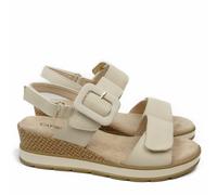 CAPRICE SANDALO IN VERA PELLE DOPPIO STRAPPO CALZA COMODA