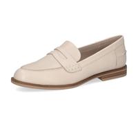 CAPRICE Slip-on da Donna in Pelle, Bianco (Offwhite Nappa), 38,5 EU
