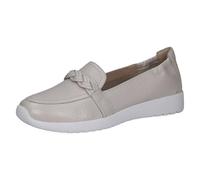 CAPRICE Slip-on da Donna in Pelle, Bianco (Pearl Perl Dee), 40 EU