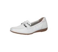 CAPRICE Slip-on da Donna in Pelle, Bianco (White Deer), 38 EU