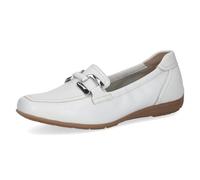 CAPRICE Slip-on da Donna in Pelle, Bianco (White Deer), 39 EU
