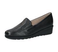 Caprice Mocassini Donna 9-24701-42 022 Pelle Nappa Nera con Zeppa Larghezza G Taglia 37 EU