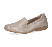 CAPRICE slip-on da donna in pelle Eleganti, Grigio (Stone Per.Deer), 36 EU