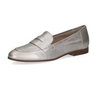 Caprice Slip-on da Donna in Pelle, Metallico (Platin Metal.), 40 EU