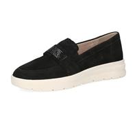 CAPRICE slip-on da donna in pelle, Nero (BLACK SUEDE), 42 EU