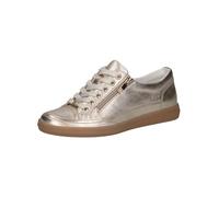 CAPRICE Sneaker Basse da Donna, Metallico (Platin Metal.), 36 EU
