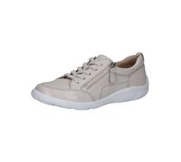 CAPRICE Sneaker da Donna Bassi in Pelle con Cerniera, Crema (Pearl Perl Dee), 40 EU