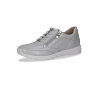 CAPRICE Sneaker da Donna Bassi in Pelle con Cerniera, Lilla (Lt.Blue PE.Dee), 39 EU