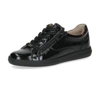 CAPRICE Sneaker da Donna Bassi in Pelle con Lacci, Nero (Black Naplak), 40 EU