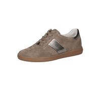 CAPRICE Sneaker da Donna Bassi in Pelle Tempo Libero, Marrone (Mud Comb), 37 EU