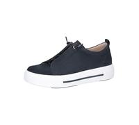 CAPRICE Sneaker da Donna con Plateau in Pelle a Taglio Basso, Blu (Ocean Suede), 40 EU