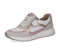 CAPRICE Sneaker da Donna in Pelle, Bianco (OFFW Perl Com), 41 EU