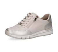 CAPRICE Sneaker da Donna in Pelle, Bianco (Offwhite Comb), 39 EU