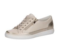 Caprice Sneaker da Donna in Pelle, Metallico (Cream Comb), 37 EU