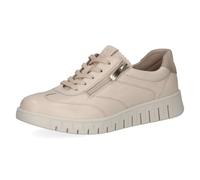 CAPRICE Sneaker da Donna in Pelle, Metallico (Cream Comb), 38 EU