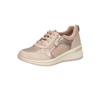 CAPRICE Sneaker da Donna Low 9-23304-43, Scarpe da Ginnastica, Beige Comb, 36 EU Larga