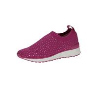 CAPRICE Sneaker Slip-on da Donna Senza Lacci da infilare, Rosa (Pink Knit), 42 EU