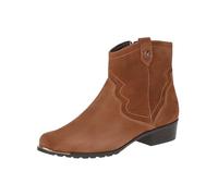 CAPRICE Stivale da Donna Heel 9-25306-43, Stivaletto, Cognac Suede, 40 EU