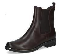 CAPRICE Stivaletti Chelsea da donna tacco basso eleganti, Marrone (Dk Brown Nappa), 40 EU