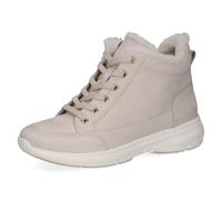 CAPRICE Stivaletti da donna alti alla caviglia foderati, Beige (Snow Nubuc), 38 EU