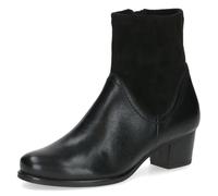 CAPRICE Stivaletti da donna con cerniera tacco basso, Nero (Black Comb), 37 EU