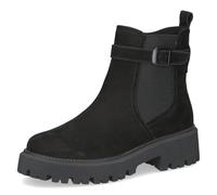CAPRICE Stivaletti da donna con fibbia suola termica, Nero (Black Nubuc), 39 EU