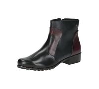 CAPRICE Stivaletti da donna con tacco in pelle con cerniera, Multicolore (Multi Nappa), 40,5 EU
