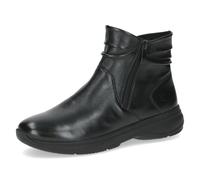 CAPRICE Stivaletti da donna in pelle con cerniera, Nero (Black Nappa), 39 EU