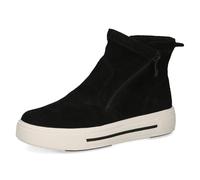 CAPRICE Stivaletti da donna in pelle con plateau, Nero (Black Suede), 37,5 EU