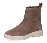 CAPRICE Stivaletti da donna in pelle con soletta estraibile, Marrone (Taupe Suede), 41 EU
