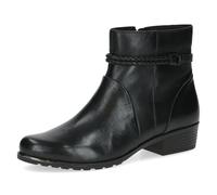 CAPRICE Stivaletti da donna in pelle tacco basso, Nero (Black Nappa), 40 EU