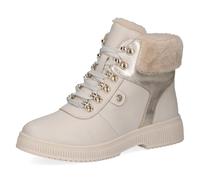 CAPRICE Stivaletti da donna stringati foderati, Bianco (Offwhite Comb), 38 EU