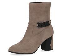 Caprice Stivaletti Donna In Pelle Con Dettaglio A Catena Tacco Blocco 9-25342-41