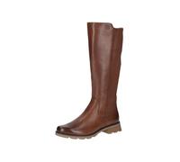 CAPRICE Stivali alti da donna con tacco eleganti al ginocchio, Marrone (Cognac Comb), 38 EU