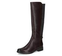 CAPRICE Stivali da donna alti con tacco con cerniera eleganti, Marrone (Dk Brown Comb), 39 EU