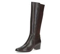 CAPRICE Stivali da donna con cerniera tacco a blocco, Marrone (Dk Brown Comb), 42 EU