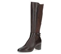 CAPRICE Stivali da donna con tacco a blocco eleganti, Marrone (Dk Brown Comb), 38 EU