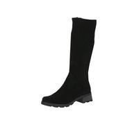 CAPRICE Stivali da donna con tacco al ginocchio Vegan, Black Stretch., 38.5 EU